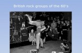 British rock groups of the sixties