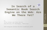 In Search of a Semantic Book Search Engine: Are We There Yet?