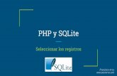 SQLite y PHP: DQL - data query language
