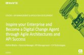 Inspire Your Enterprise and Become a Digital Change Agent Through Agile Architectures and API Success