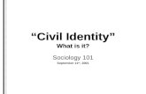 Civil Identity  -  Sociology 101