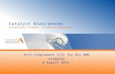 RETINA COMPANY SHOWCASE - Catalyst Biosciences