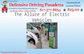 The allure of electric vehicles