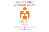 Fire safety awareness session (white)