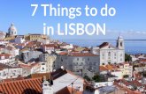 7 Things to try out in Lisbon - travel tips