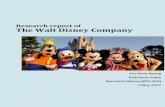 Research report of the Walt Disney Company