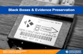 Black Boxes and Evidence Preservation