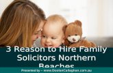 3 reasons to hire family solicitors northern beaches