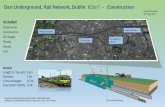 Dart Underground, Dublin - Light Rail Network in Tunnels
