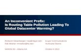An Inconvenient Prefix: Is Routing Table Pollution Leading to Global Datacenter Warming?