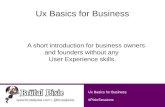 User Experience (UX) Basics for Business