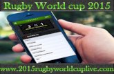 Rugby World cup 2015 live on Android