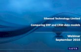 Silwood Webinar: Comparing data models for different instances of CRM and ERP packages