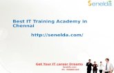 Best IT Training Academy in Chennai - Senelda