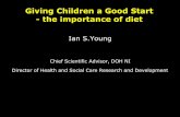 Giving children a good start - the importance of diet
