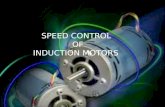 Speed control of Induction motors