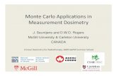 Monte Carlo Applications in Measurement Dosimetry