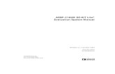 ADSP-2189M EZ-KIT Lite Evaluation System Manual