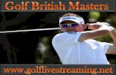 watch live golf British Masters