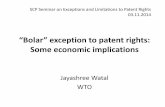 SCP Seminar on Exceptions and Limitations to Patent Rights 03.11 ...