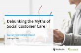 Debunking the Myths of Social Customer Care by Hootsuite & Zendesk