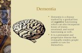 Dementia and alzheimer's
