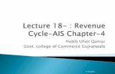 Lecture 18  revenue cycle - accounting information systesm  james a. hall book chapter 4
