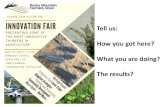 Rocky Mountain Farmers Union Innovation Fair - Fall 2016