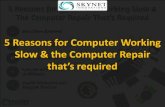 5 Reasons for Computer Working Slow & the Computer Repair that’s required