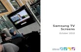 Samsung tv screens