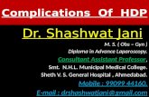 COMPLICATIONS OF HYPERTENSIVE DISORDERS OF PREGNANCY BY DR SHASHWAT JANI