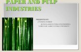 Pulp & paper industries.....