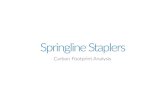 Springline Staplers Life Cycle Assessment