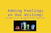 Feelings:emotions writing mini lesson