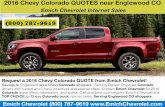 2016 Chevy Colorado QUOTES near Englewood CO