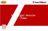 Day 3-3 - Final Revision (Time)