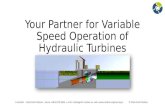 Your partner for variable speed operation of hydraulic