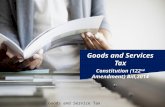 Goods and Service Tax-Constitution (122nd Amendment) Bill,2014
