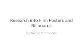 Research into film posters