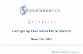 2016 11 21   neo company overview presentation