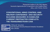 CSBMs in Handling Current Protracted Conflicts: The Transdniestrian Case
