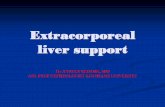 Extracorporeal liver support therapies
