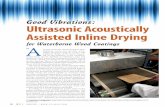PCI Article Ultrasonic Acoustic Drying of Wood with UV Curing
