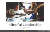 Becoming a Mindful Leader | Golden Bristle | Craft Content 2016