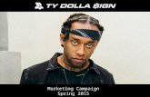 Ty Dolla $ign Marketing Plan