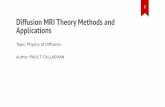 Diffusion MRI Theory Methods and Applications Physics of Diffusion