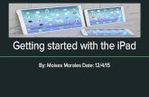 Getting started with the ipad