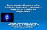 Decompressive craniectomy   final