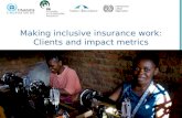 UNEP-PSI webinar series "Making inclusive insurance work" - session 1: Clients and impact metrics