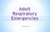 Adult respiratory emergencies
